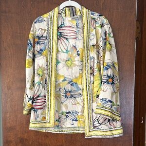 Chico's Multicolor Floral Cardigan